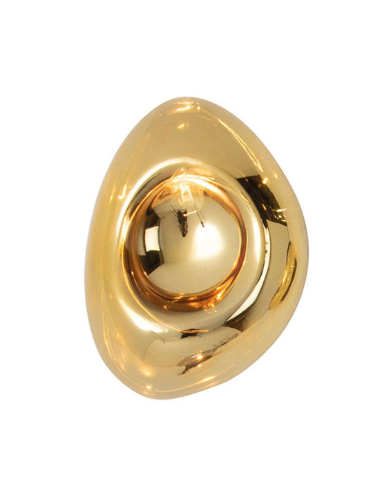 Φωτιστικό Τοίχου 22047 12,5x20x27,5cm 1xE14 40W Black-Gold