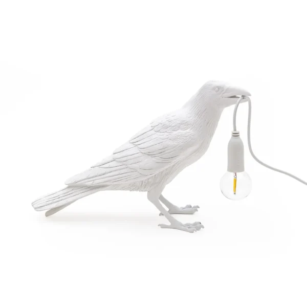 Bird Lamp White Waiting(Design Marcantonio) - Image 2