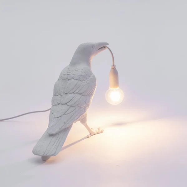 Bird Lamp White Waiting(Design Marcantonio) - Image 3