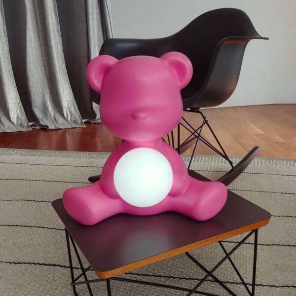 Teddy Girl Lamp with Rechargeable Led Design by Stefano Giovannoni - Image 2