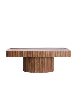 Coffee table acacia wood brown