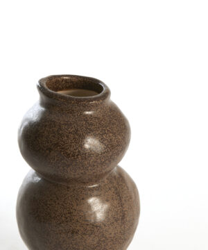 Βάζο κεραμικό dark brown