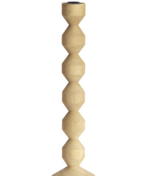 Κηροπήγιο ξύλινο matt natural