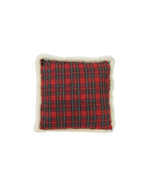 Μαξιλάρι κόκκινο καρό