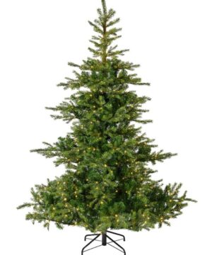 Χριστουγεννιάτικο δέντρο πράσινο με ενσωματωμένα λαμπάκια