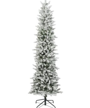 Χριστουγεννιάτικο δέντρο χιονισμένο slim 2.40 cm