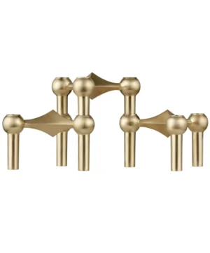 Stoff nagel candle holder brusched brass