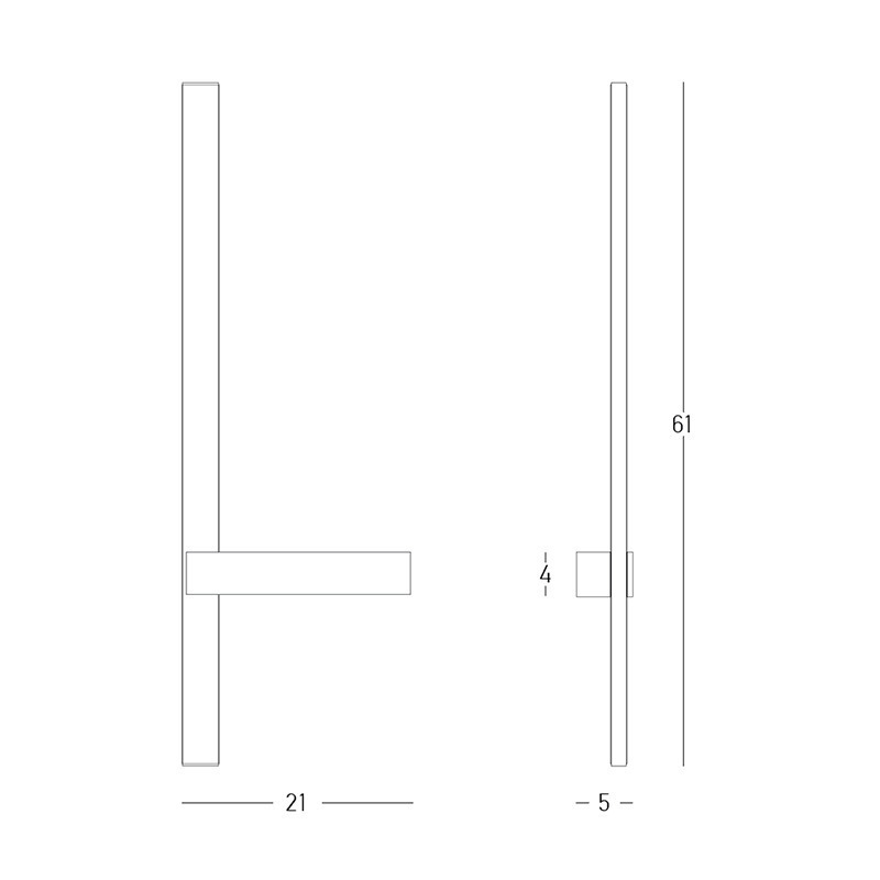 Φωτιστικό Τοίχου με Ενσωματωμένο LED και Θερμό Λευκό Φως Κόκκινο - Image 3