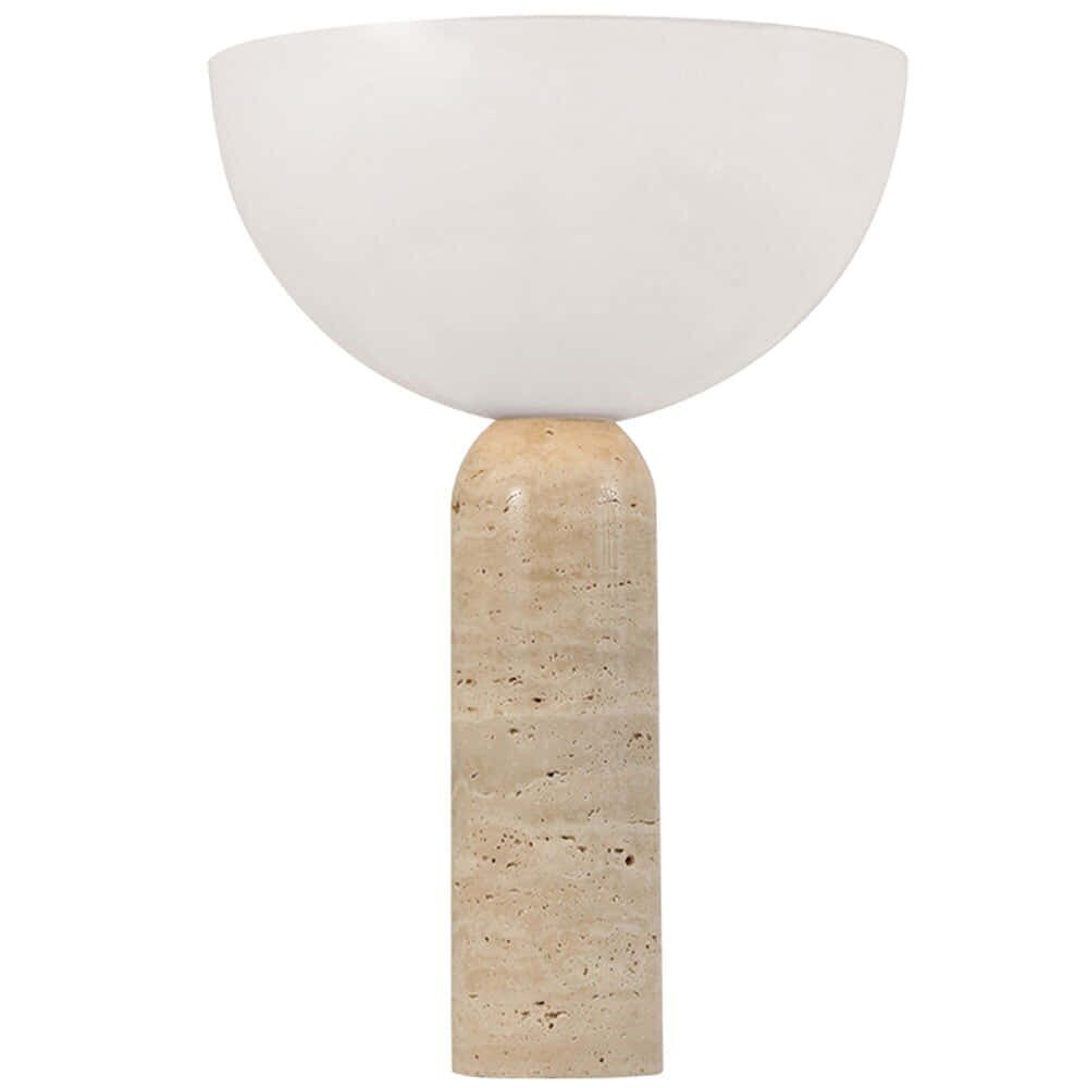 TABLE LIGHT 1xE27 MAX 40W NATURAL STONE - OPAL ACRYLIC