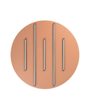 Πλαφονιέρα Οροφής  Χρώμα sandy brick – red black mat LED