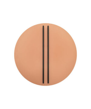 Επιτοίχιο Φωτιστικό Led Αλουμινίου Κεραμιδί Ø80 30W 3000K 2576 - Dimmable