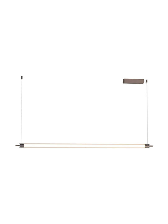 Φωτιστικό Οροφής 25446 124,6x200cm Dim Led 2460lm 33W 3000K Coffee