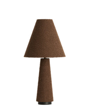 Table lamp Ø30x61 cm  bouclé brown