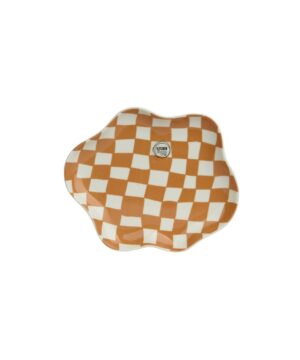 Πιατέλα ακανόνιστο σχήμα yellow-white