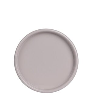 Πιατέλα μεταλλική στρογγυλή σε λιλά χρώμα