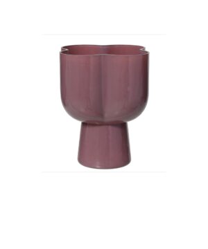 Βάζο σε σκούρο μωβ χρώμα