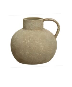 Βάζο κεραμικό σε μπεζ χρώμα